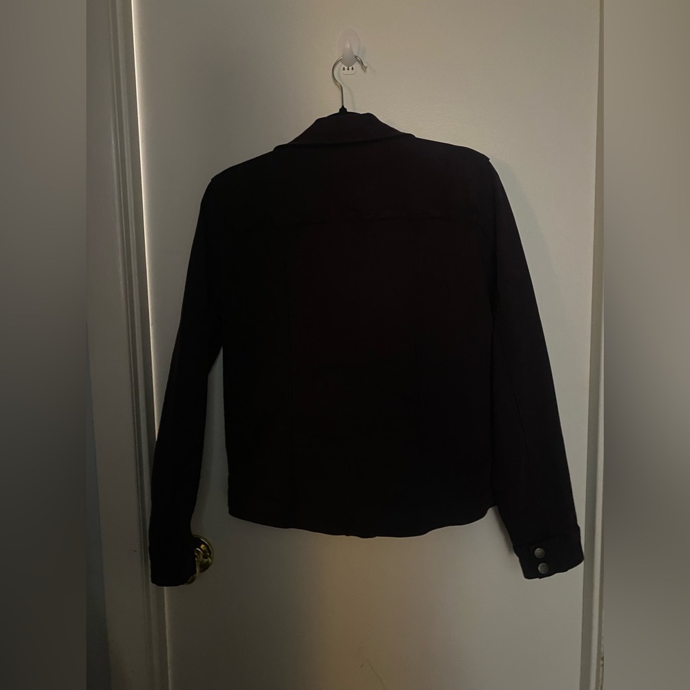 Liverpool | Women’s Medium | Denim Jacket | Stretch | Deep Burgundy Purple - Picture 16 of 16